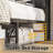 Queen Platform Bed with Drawers and Charging Headboard, Platform Bed with Storage, Sturdy Metal Frame, No Box Spring Needed, Vintage Brown and Gray-532329989