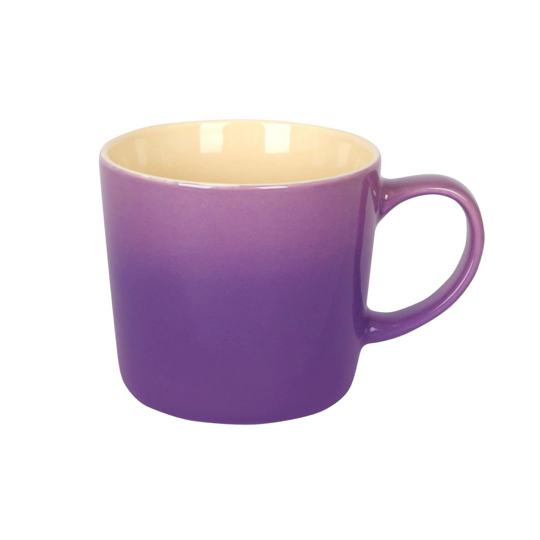 Argon Tableware Purple Ombre Coffee Mug 330ml - New Bone China Tea Mug, Vegan Friendly Ceramic Cup, Glazed Stoneware Style Drinkware, Microwave Dishwasher Safe - Image 5