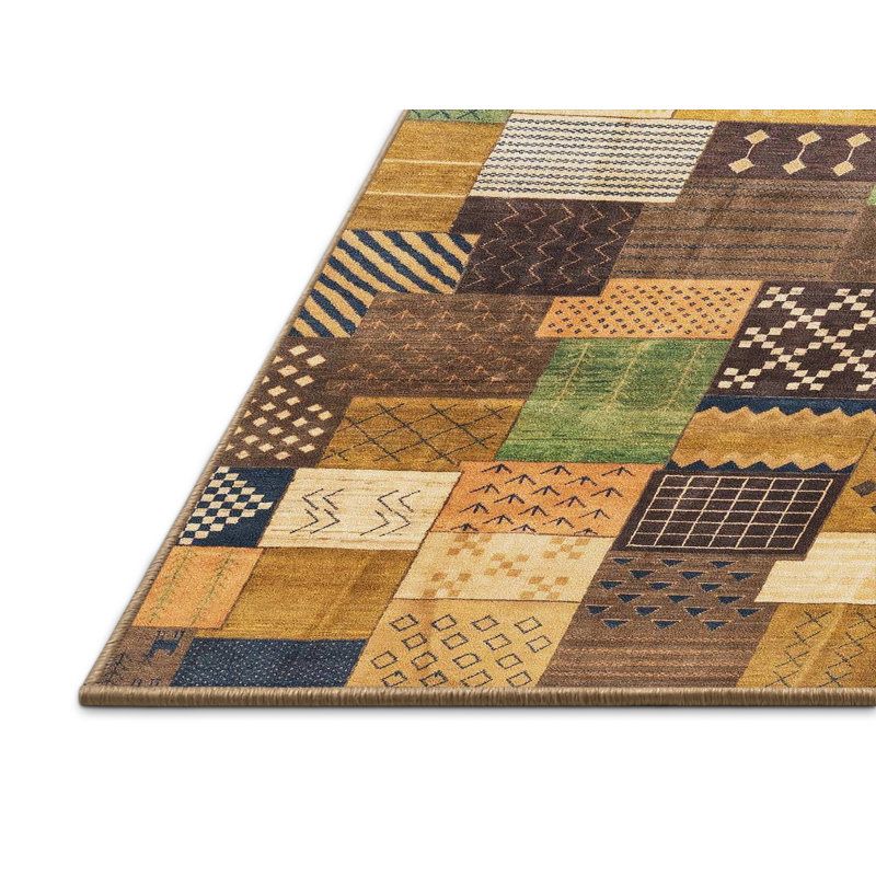 Abstract Indoor Rug, Rectangle 2' x 3'