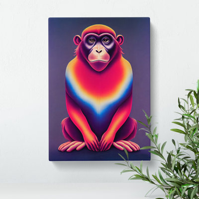 Vibrant Monkey - Wall Art