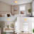 11.8" Led Round Flush Mount Ceiling Light With Alabaster Shade-2036262479