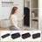 Oval Storage Ottoman with Teddy Velvet Upholstery, Foldable Storage Bench for Bedroom and Entryway,43"-1300366613