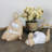 Joelyn Ceramic Sitting Sunbathing Lady Sculpture