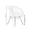 Goddard 6 Person Dining set - a Rectangular Wooden Dining Table with Metal Legs and a Set of 6 Quilted Velvet Dining Chairs for Dining Room - Modern Dining Table Set-1183202132