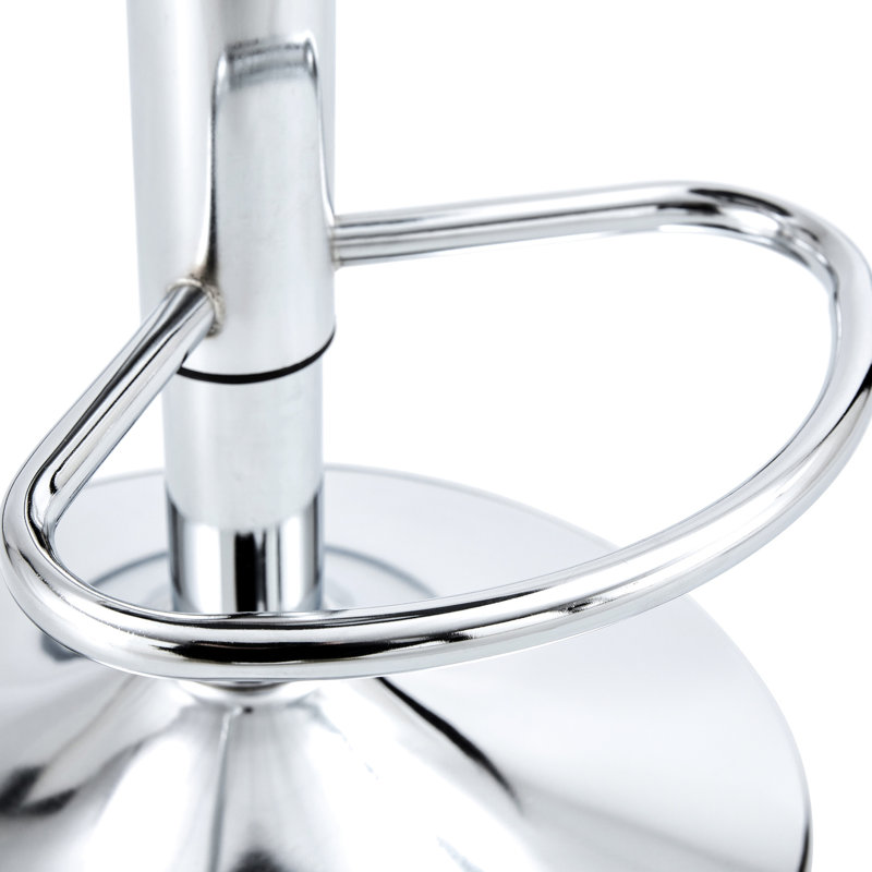 Tabourets de bar blancs (de 2) - Siège d'unité centrale de levage rotatif à 360 °, réglable pour animaux de compagnie, minimaliste moderne pour les bars, sièges 2 pièces faciles à assembler,
