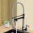 Dual Pull Down Sprayer  Kitchen Faucet Stainless Steel For Kitchen Sinks-102800581