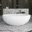 Baignoire de trempage autoportante 66,93 po x 39,37 po