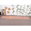 Tapis rétro, tapis de couloir 2,5 po x 11,1 pi, tapis Boho, tapis turc, tapis rose de luxe