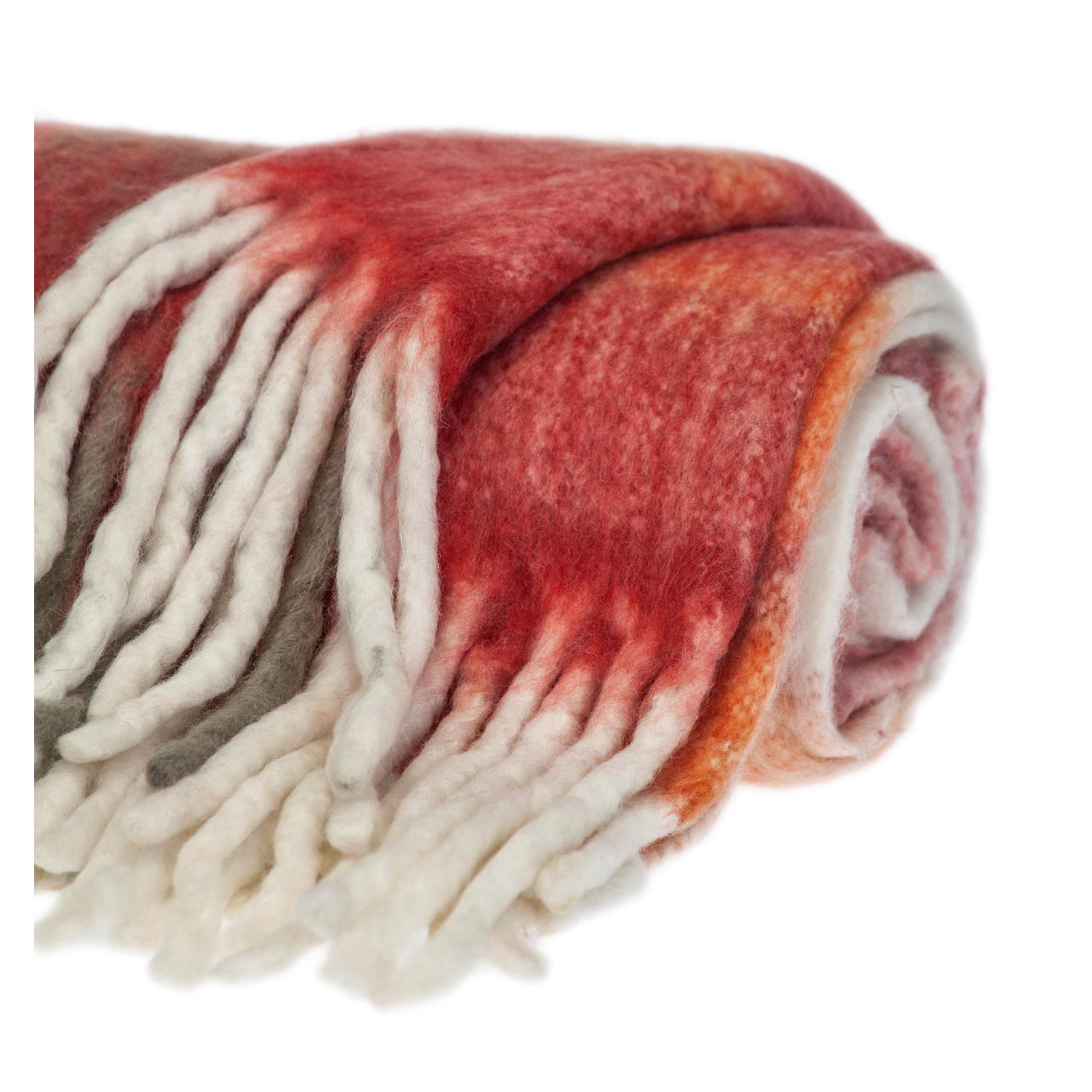 Ixia Wool Blend Hand Loom Throw Blanket