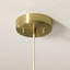 1 - Light Brushed Brass Pendant