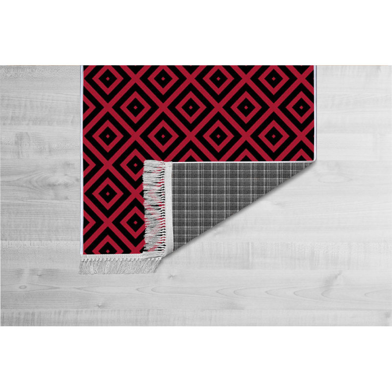 Luxurious Velvet Area Rug (4.6 x 7.2 ft), 100% Antibacterial Fabric, Non-Slip Cotton Backing, Pile Height: 0.4 in | Machine Washable, 3D Digital Print Design | Perfect for Living Room & Bedroom Decor, Soft & Durable