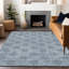 Tapis bleu intérieur / extérieur lavable à la machine Xhevrie-1626381220