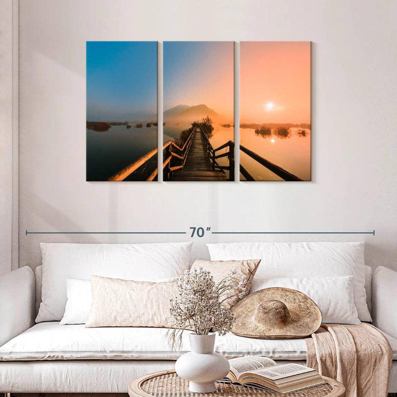 Pont Alvord Sunrise, H 28 po x l 45 po