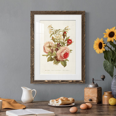 Antique Floral Bouquet III - cadre photo