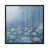 Toile avec cadre gris