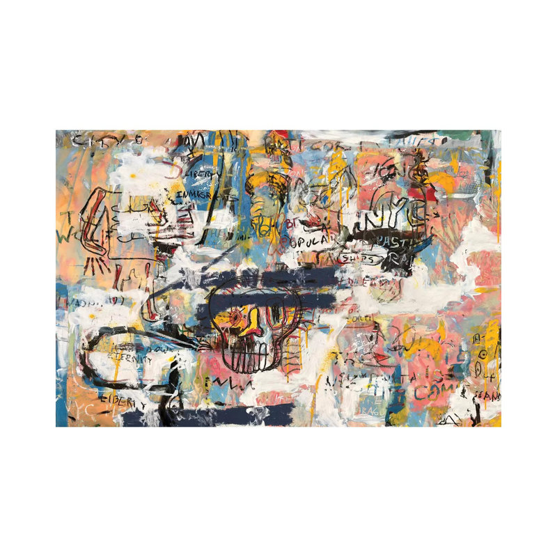 «Gerard» par PinkPankPunk - impression d'art graphique, Toile tendue, H 18 po x l 26 po x P 1,5 po