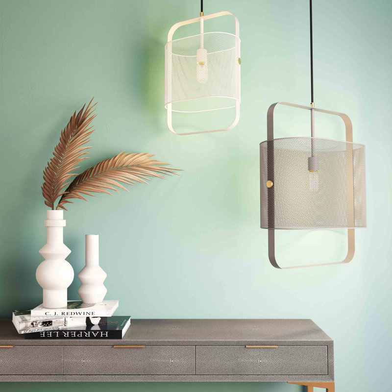 Luminaire suspendu géométrique à 1 lumière Tana