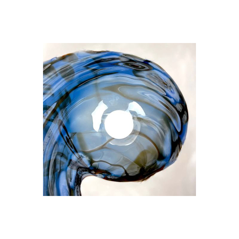 Murano Glass Specialty Vessel Bathroom Sink, Marina