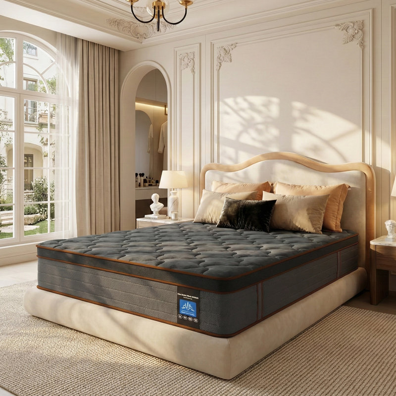 12'' Medium Luxury Hybrid Queen Mattress in a Box | Cooling Gel Memory Foam & Individual Pocket Springs | Motion Isolation & Deep Sleep Support