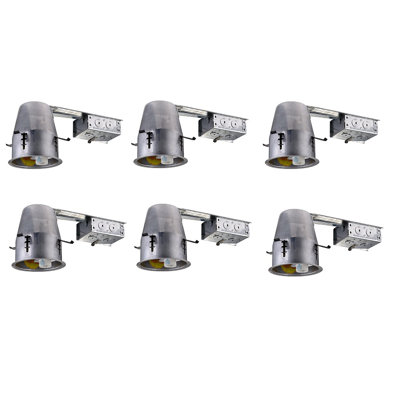 Air-Tight IC Rated Remodel Recessed Lighting Housing