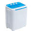 Machine à laver portable à double cuve 17,6 lb avec pompe de vidange intégrée