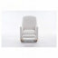 Chaise berçante en tissu avec repose-pieds réglable-1287876489