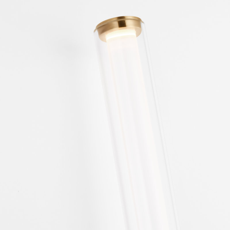 Poza 1 - Light LED Armed Sconce, Hand-Rubbed Antique Brass