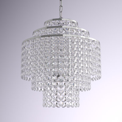 Hythe Dimmable Tiered Chandelier