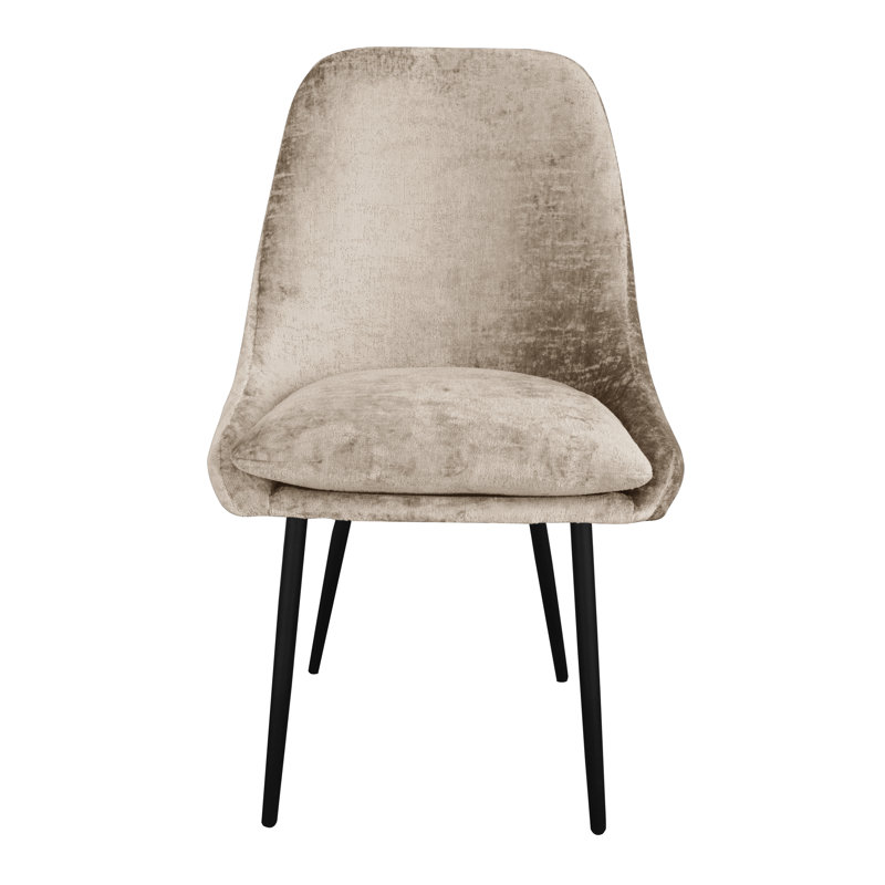 Misty 48cm H Upholstered Side Chair, Beige