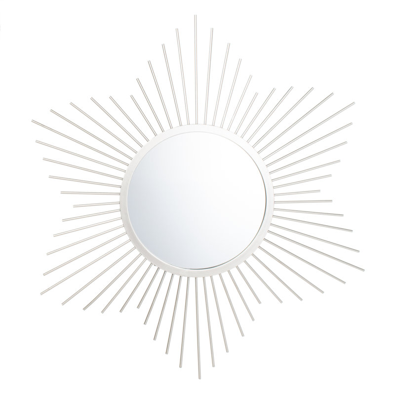 Berrier Metal Flat Wall Mirror