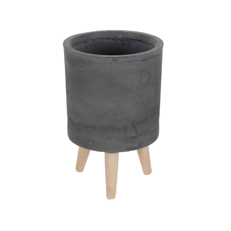 Ralph Metal Planter, Black