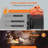 Electric Fireplace Log Set Heater with Glowing Ember Bed and Remote Controller-53079359