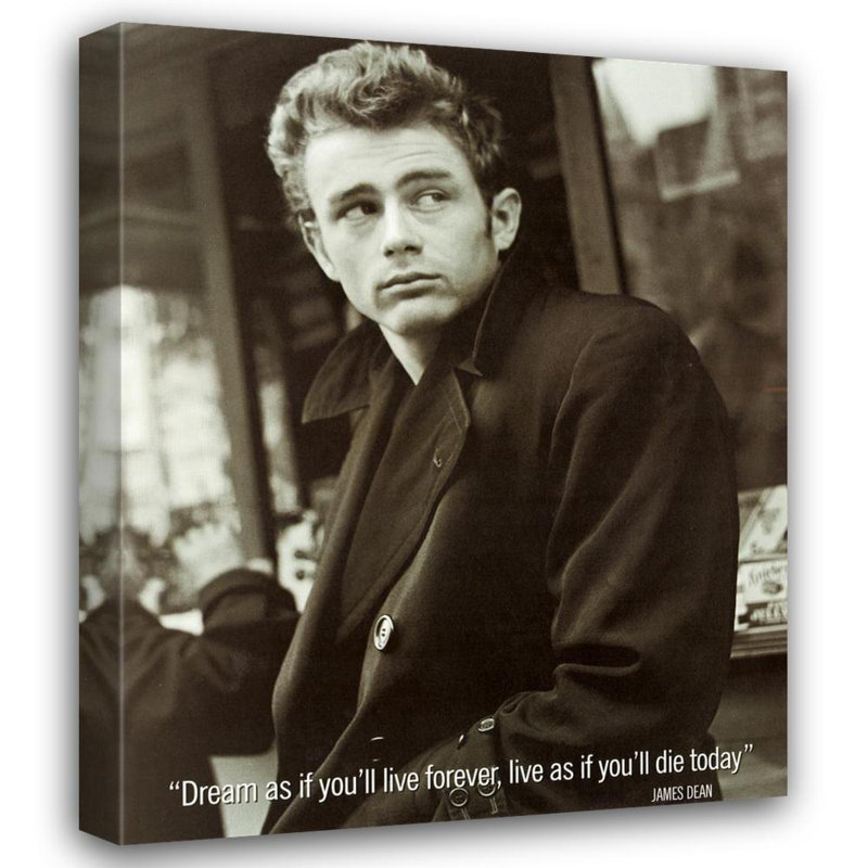 James Dean (Live As If), H 18 po x l 15 po