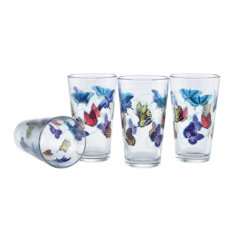  Culver Butterflies 16 oz. Pint Glass