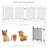 Emmalynne Manufactured Wood Free Standing Pet Gate-501147756