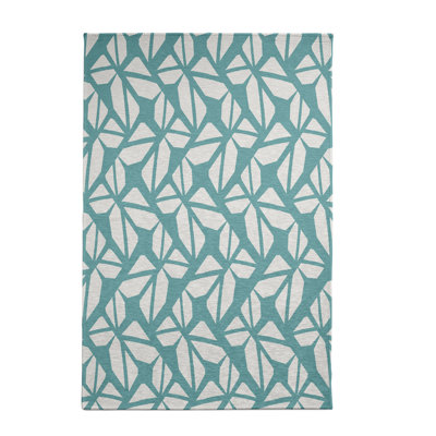 Billiot Chenille Geometric Indoor Rug