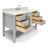 Alemanno 55" Single Bathroom Vanity Set-236837416