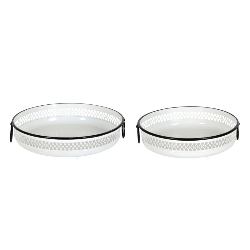 Ensemble de plateau de table basse 2 pièces Mahinmi
