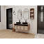 Meuble-lavabo flottant écologique avec porte à fermeture douce et rangement spacieux, parfait pour les salles de bain modernes-792607711-792607710