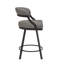 Ensemble de 2 chaises pivotantes en cuir Vegan Alisier-532059417-532059394