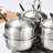 Freestanding Stainless Steel Spice Jar & Rack Set
