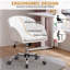Chaise de bureau pivotante moderne Corson pour bureau à domicile avec accoudoirs-1073555562