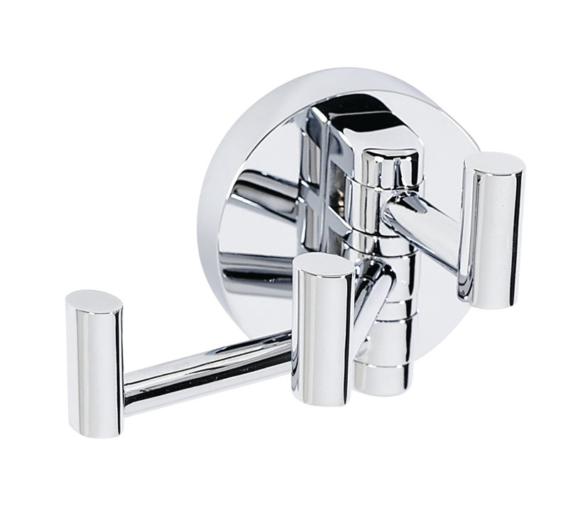Triple Robe Hook, Polished Chrome