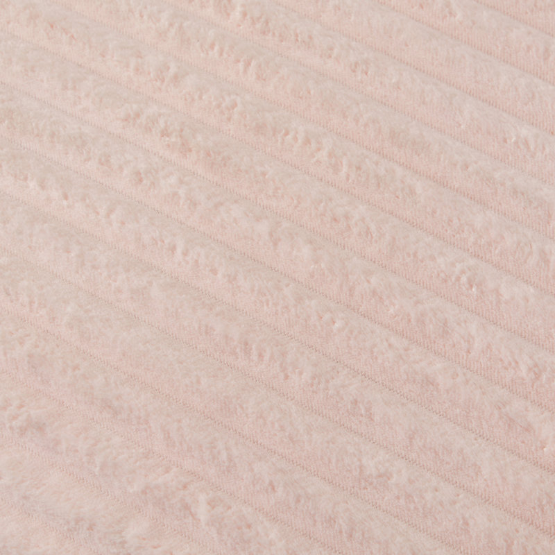 Très grand canapé en velours côtelé rose, sans assemblage, esthétique moderne pour chaise longue à siège simple, doux au toucher, espaces intérieurs idéaux