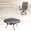 Ensemble repas pour 8 personnes avec chaises pivotantes-1349844449