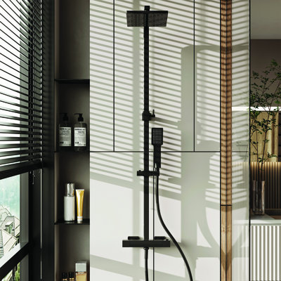 Pomme de douche double Liri Rain