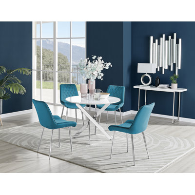 Eubanks 4 - Person Dining Set