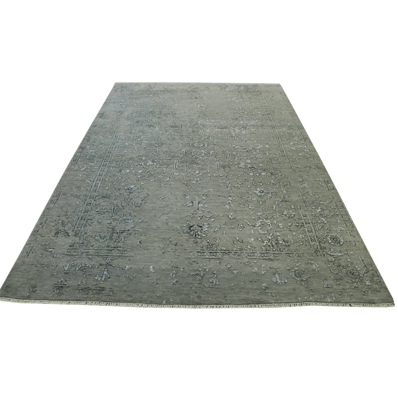 Rease One-of-a-Kind 6.0x8.11 Area Rug Gray