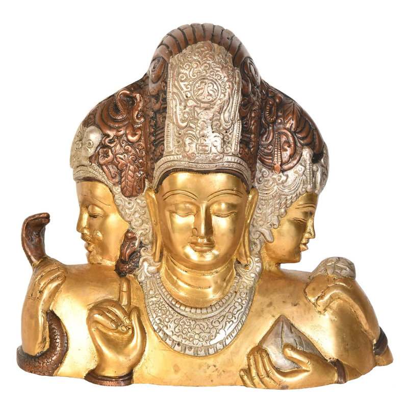 Trimurti d'Elephanta (Brahma, Vishnu et Mahesha)