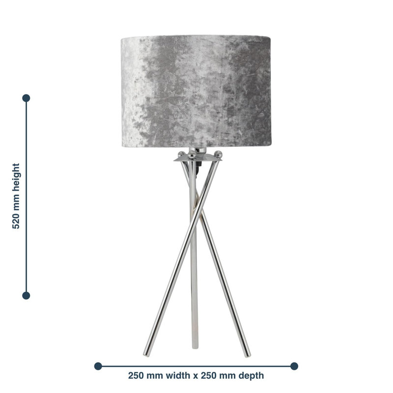 Taylorsville Metal Tripod Lamp
